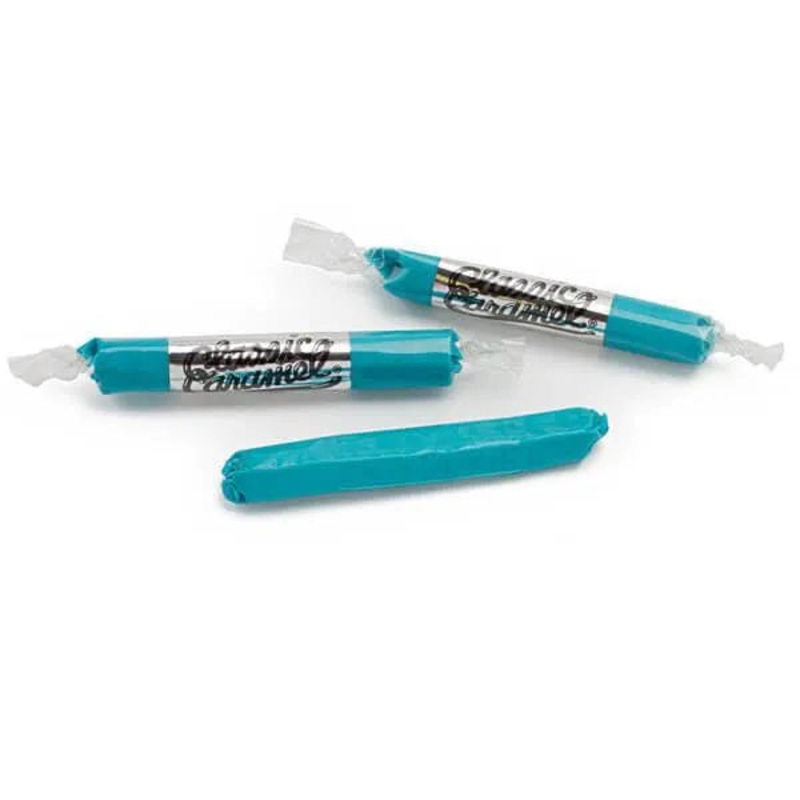 Flipsticks Nougat Taffy Candy – Blue Raspberry: 48-Piece Caddy