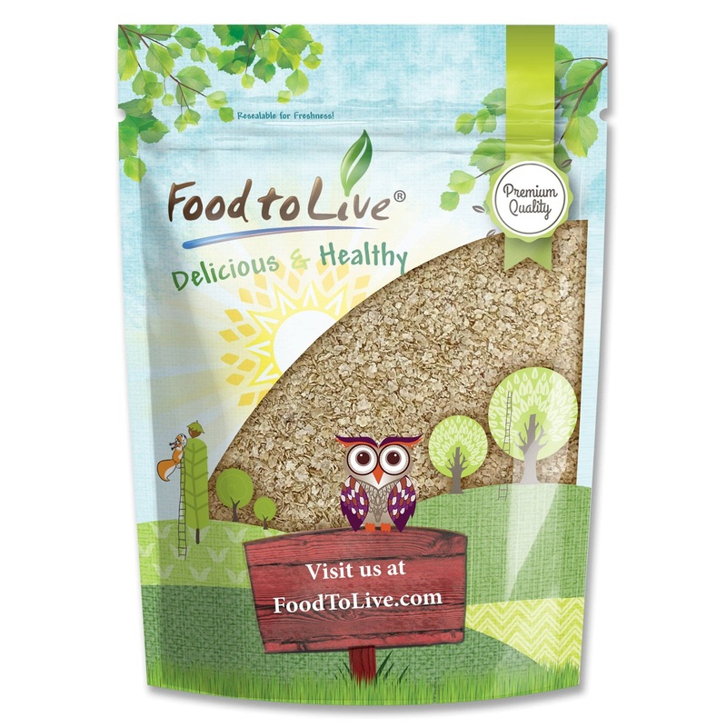 Food To Live Amaranth Flakes 2 Pounds – Flaked Whole Amaranth Seeds, Vegan. Natural Thickener. Good Source Of Protein. Great Alt