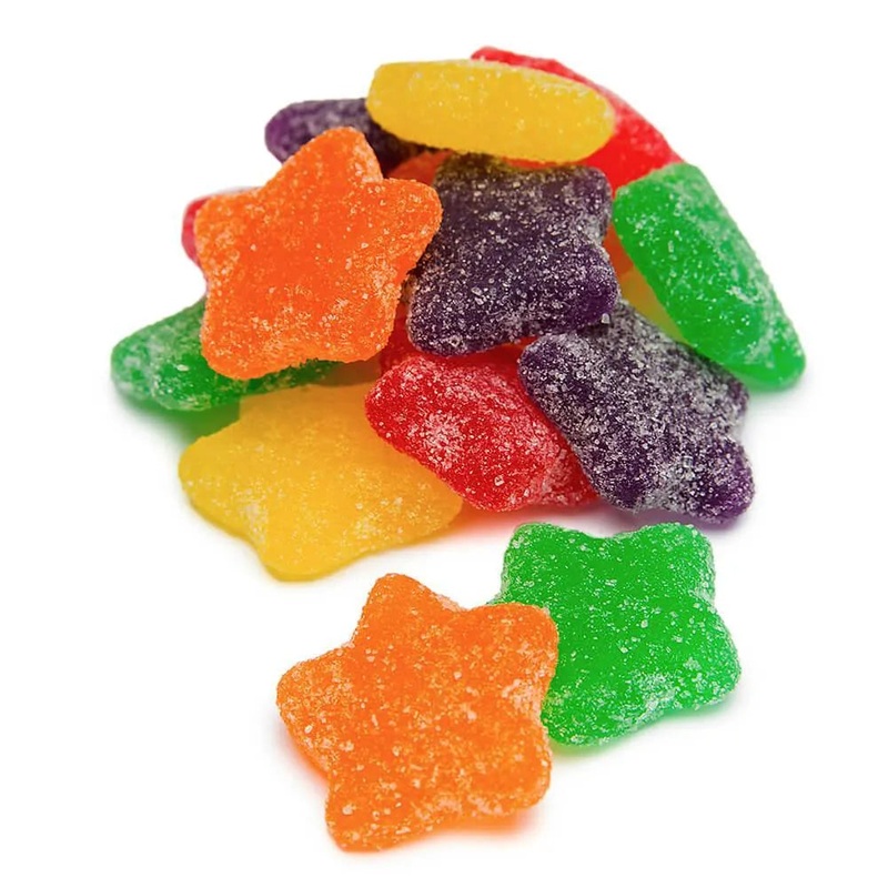 Gimbal’s Super Sour Jelly Stars Candy: 5LB Bag