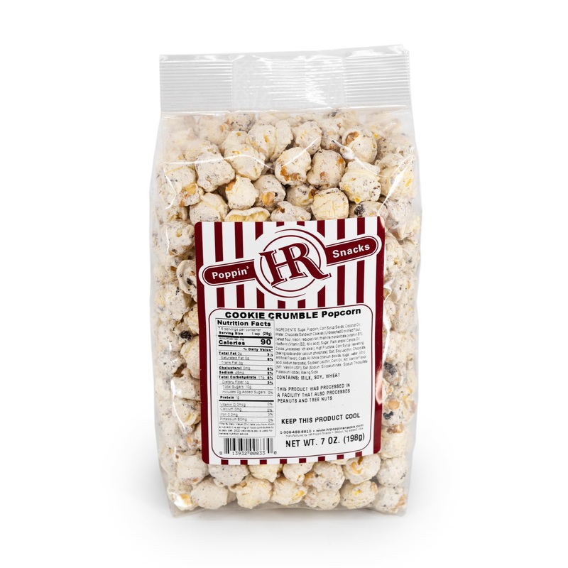 Hr Poppin’ Snacks Cookie Crumble Popcorn | Made In Small Batches | Party Popcorn | Cookies And Cream Popcorn | Ready To Eat | Sw