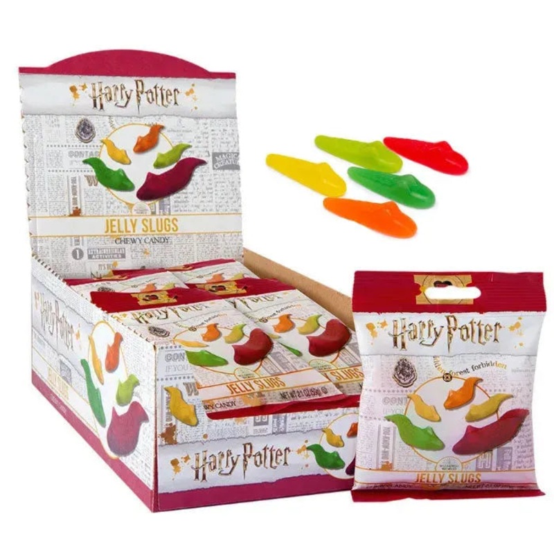 Jelly Belly Harry Potter Gummy Slugs 2.1-Ounce Candy Bags: 12-Piece Display