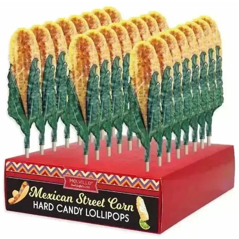 Mexican Street Corn Lollipops: 24-Piece Display