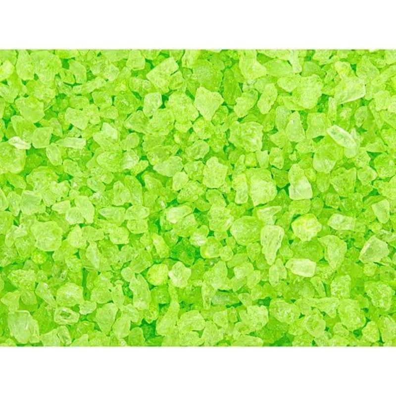 Rock Candy Crystals – Light Green: 5LB Box