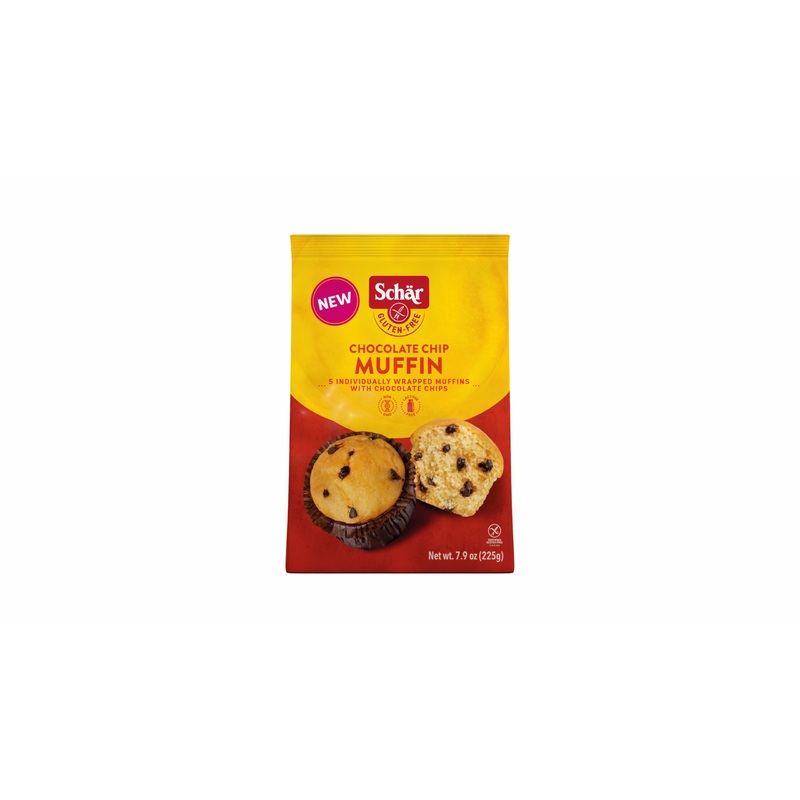 Schr Gluten-Free Chocolate Chip Muffin, 7.9Oz (Pack Of 4) – Soft, Moist, Non-Gmo, Rich Chocolate Chips, Perfect For Breakfast, S