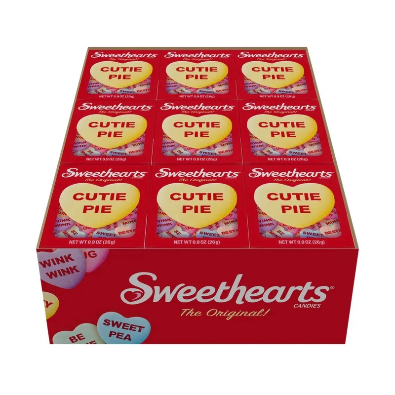 Sweethearts Conversation Candy Hearts Packs: 36-Piece Box