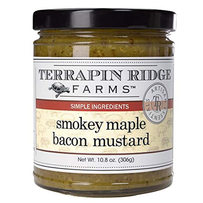 Terrapin Ridge Farms Smokey Maple Bacon Mustard – One 10.8 Ounce Jar