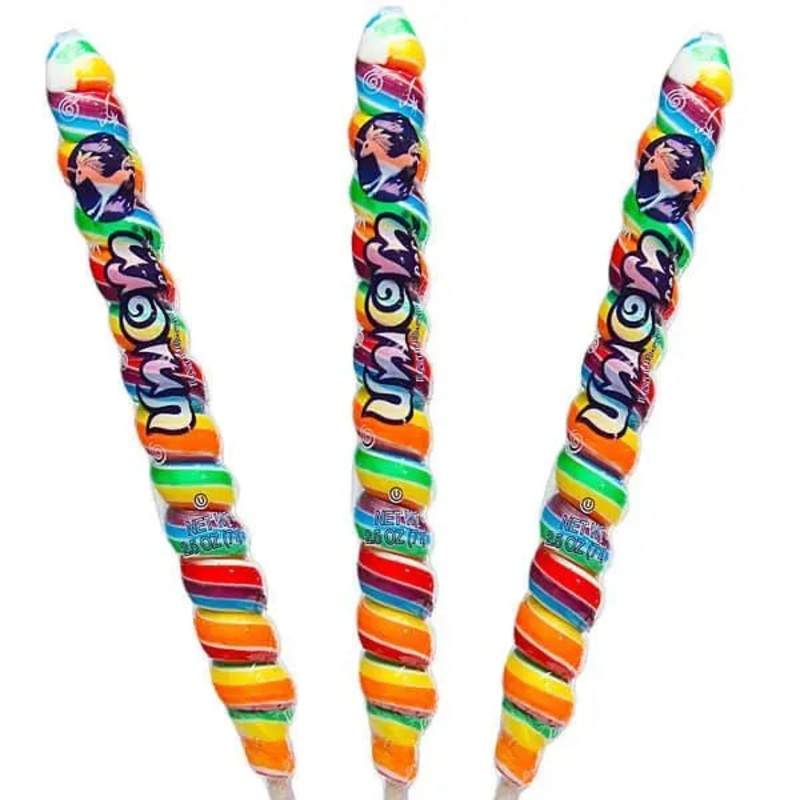 Unicorn Pops 2.5-Ounce Twist Suckers – Rainbow: 36-Piece Case