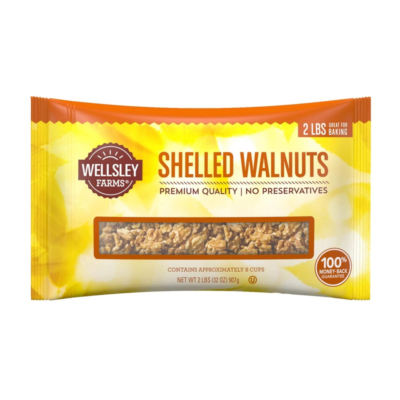 Wellsley Farms Shelled Walnuts, 32 Oz.