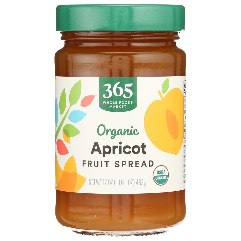 365 By Whole Foods Market, Organic Apricot Fruit Spread, 17 Ounce