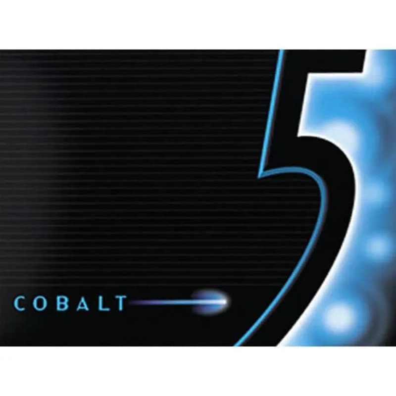 5 Gum Sugar Free Slim Packs – Cobalt: 10-Piece Box