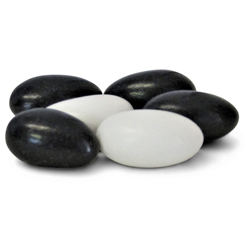 Black Tie Tuxedo Black & White Jordan Almonds By Its Delish, 1 Lb | Sweet Hard Candy Coating – Perfect For Wedding Favors, Brida