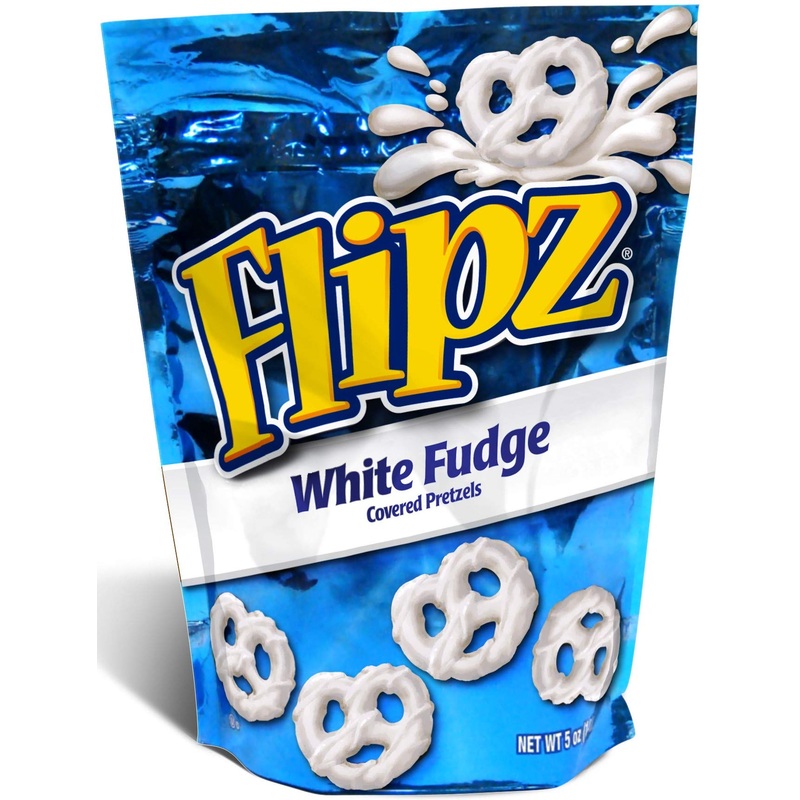 Flipz Pretzels, White Fudge, 5 Oz Packages (Pack Of 12)