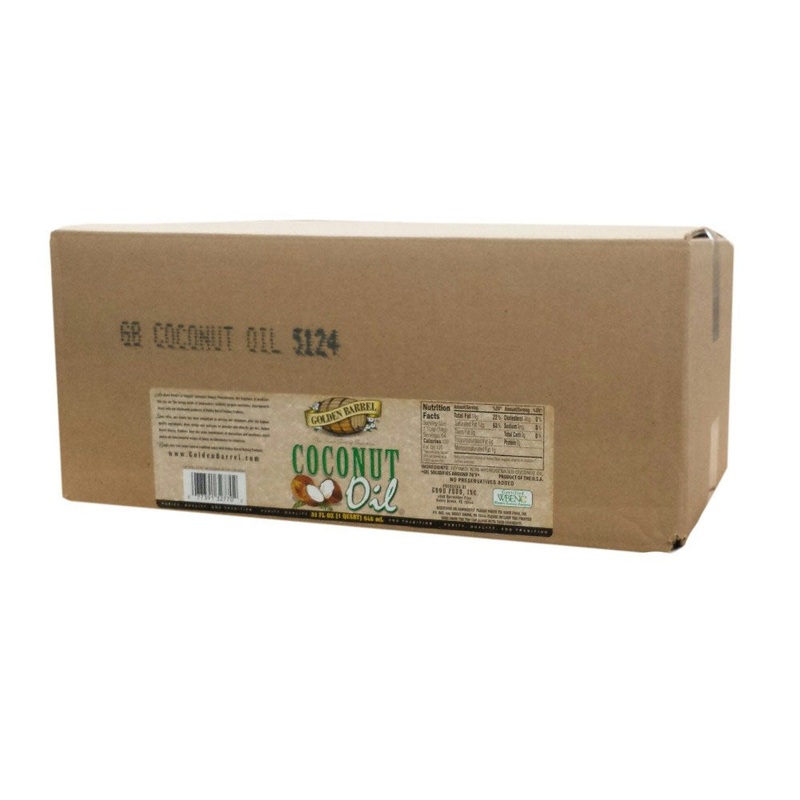 Golden Barrel Coconut Oil (12/32 Fl. Oz. Case)