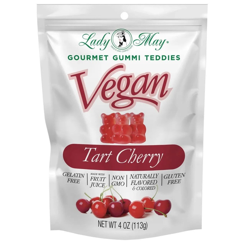 Lady May Sweets Vegan Gourmet Tart Cherry Gummi Teddies