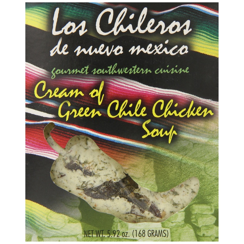 Los Chileros Cream Of Green Chile Chicken Soup, 5.92 Ounce