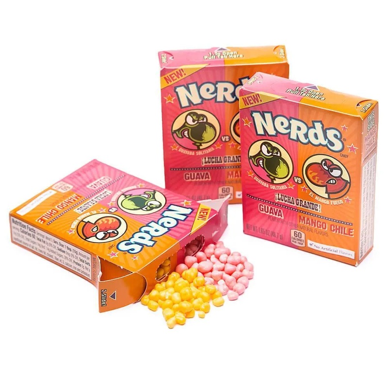 Nerds Candy 2-Flavor Packs – Guava and Mango Chile: 24-Piece Box