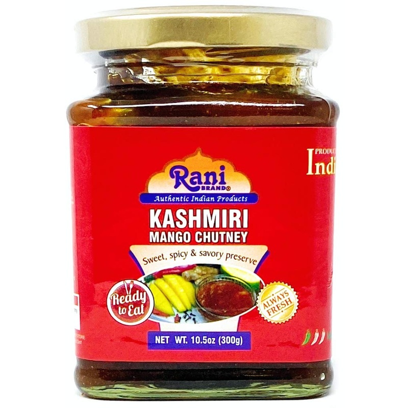 Rani Kashmiri Mango Chutney (Indian Preserve) 10.5Oz (300G) Glass Jar, Ready To Eat, Vegan ~ Gluten Free, All Natural, Non-Gmo