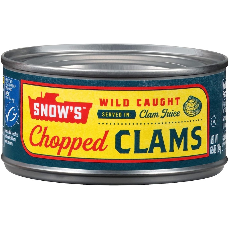 Snow’S Wild Caught Chopped Clams Canned, 6.5 Ounce (Pack Of 12) – 5G Protein Per Serving – Gluten Free, Keto Friendly, 99% Fat F