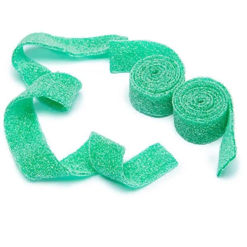 Sour Power Belts Candy – Green Apple: 20LB Case