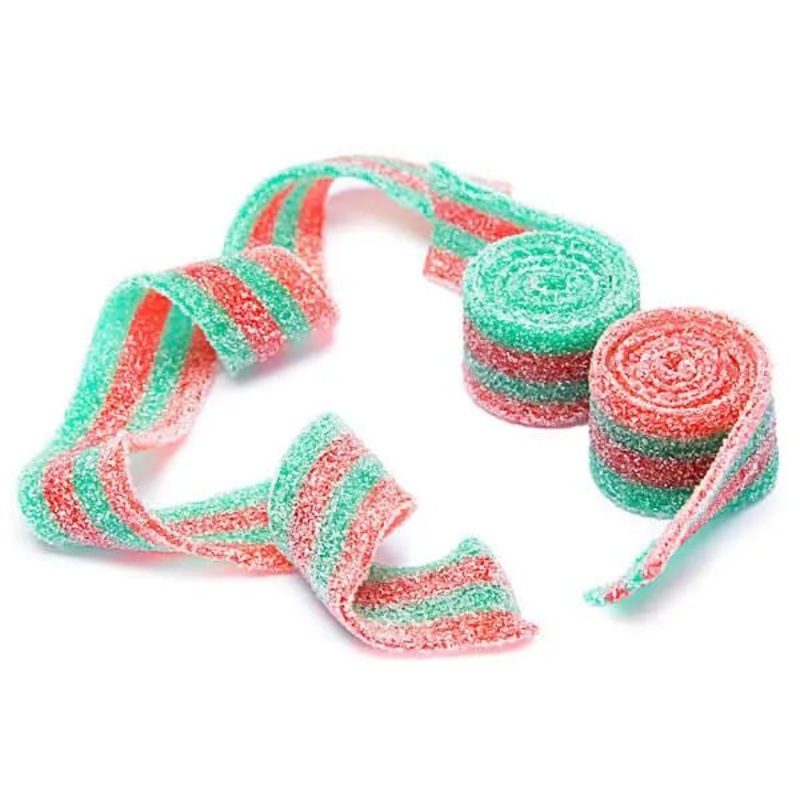 Sour Power Belts Candy – Strawberry-Apple: 20LB Case