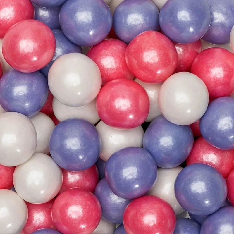 SweetWorks Unicorn Gumballs Color Combo – Lavender, Pink, and White: 6LB Box