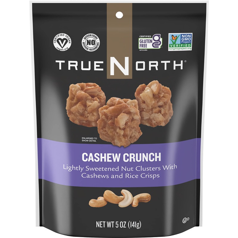 True North Crunch, Cashew, 5 Ounce (Pack Of 6)