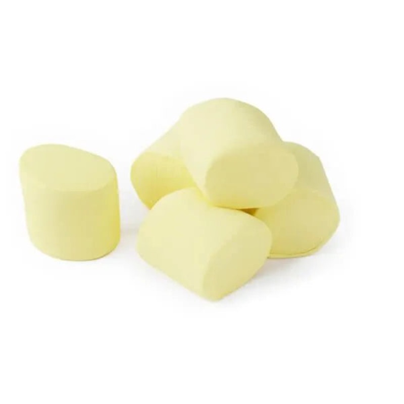 YumJunkie Pastel Yellow Big Fat Giant Marshmallows: 25-Piece Bag