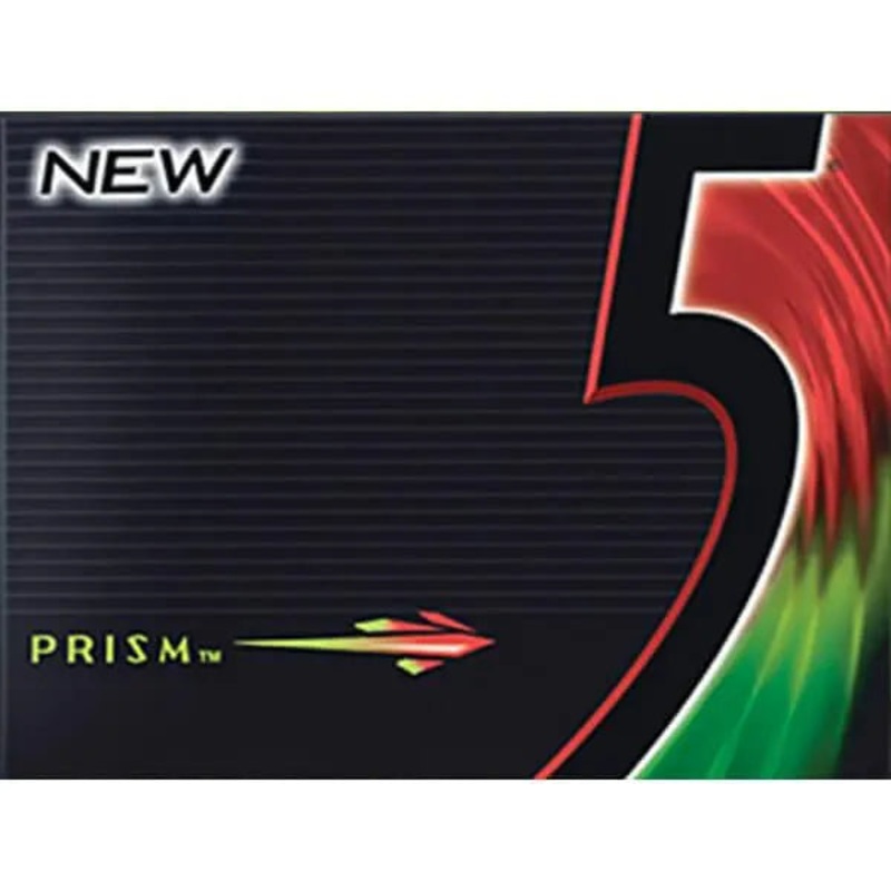 5 Gum Sugar Free Slim Packs – Prism Watermelon: 10-Piece Box