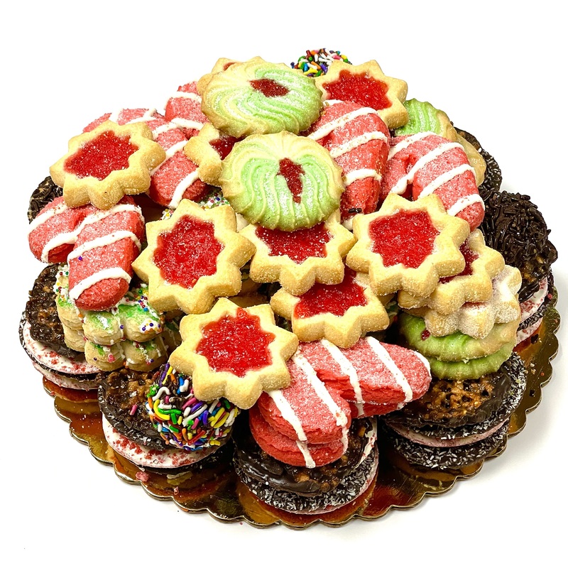Best Cookies – 3 Lb. Gourmet Christmas Cookies Platter With 75+ Large Cookies, Christmas Gift Baskets, Christmas Basket Of Assor