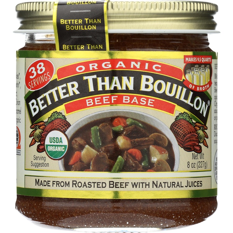 Better Than Bouillon Organic Beef Base, Zero Trans Fat, 8 Ounces (Pack Of 6)
