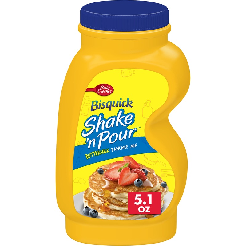 Betty Crocker Bisquick Shake ‘N Pour, Buttermilk Pancake Mix, 5.1 Oz