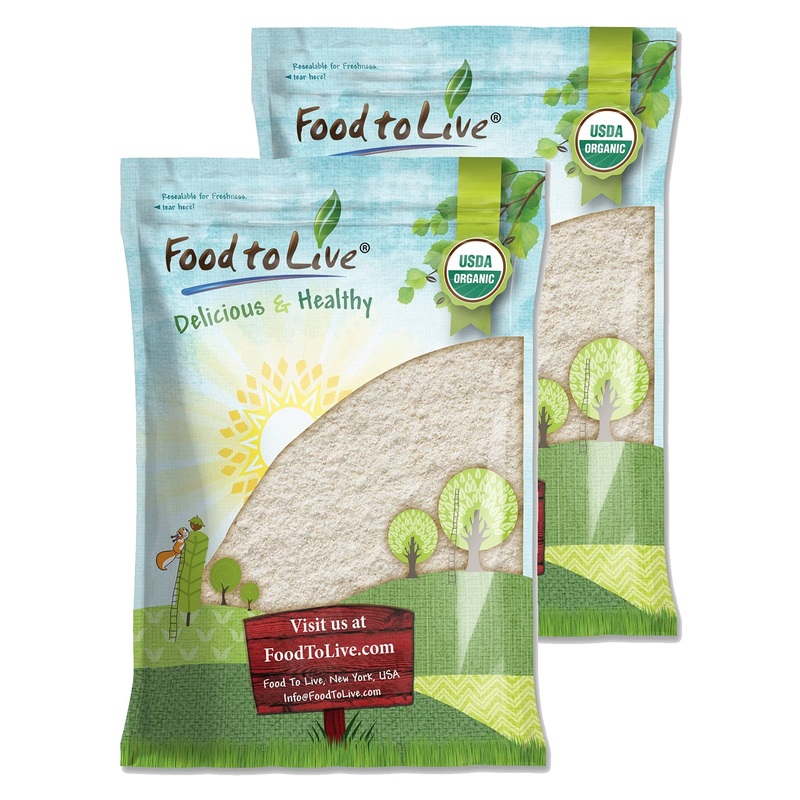 Food To Live Organic Whole Wheat Pastry Flour, 16 Pounds – Non-Gmo, Finely Ground, Unbleached, Unbromated, Vegan, Kosher, All Na