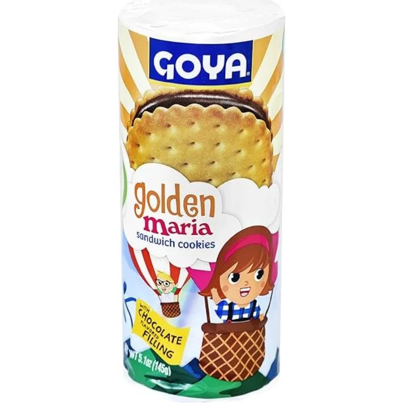 Goya Golden Maria Sandwich Cookies: 8-Piece Box
