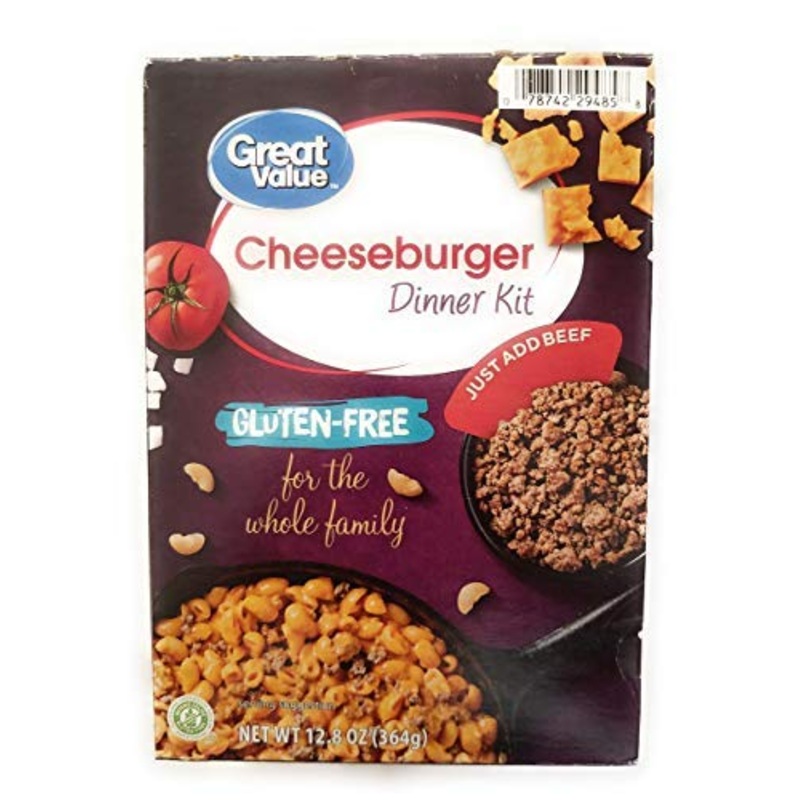 Great Value Gluten-Free Cheeseburger Macaroni Dinner Kit, 12.8 Oz