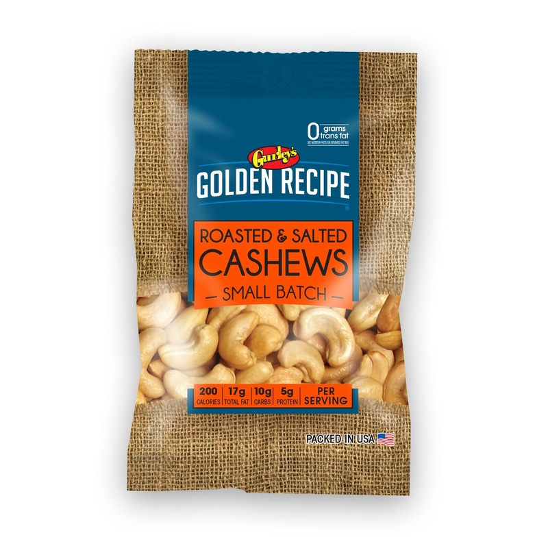 Gurley’S Golden Recipe Fancy Whole Cashews, Rich & Creamy, 2.75 Oz (Pack Of 8)