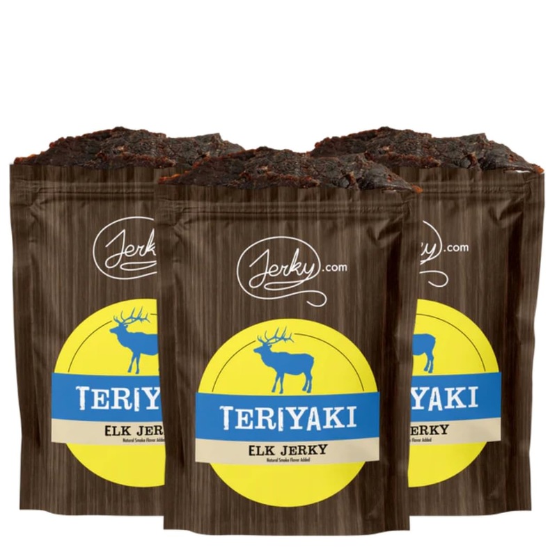 Jerky.Com’S Exotic Teriyaki Elk Jerky – Wild Game Meat Snacks, Exotic Snacks, High-Protein, All-Natural, No Added Preservatives