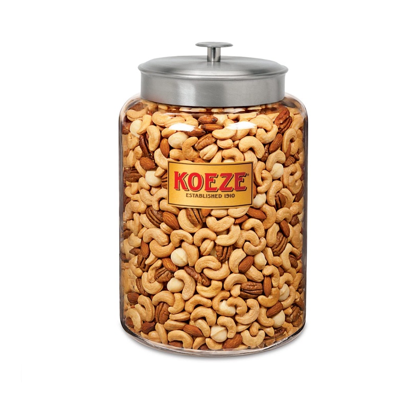 Koeze Mixed Nuts With Macadamias Office Party – 12 Lb. Jar
