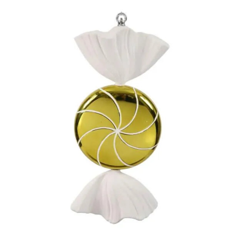 Lime Green Swirl Candy Ornament – 18.5 Inch