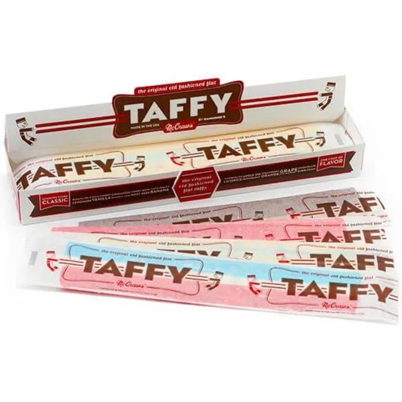 McCraw’s Giant Taffy Candy Slabs: 24-Piece Box