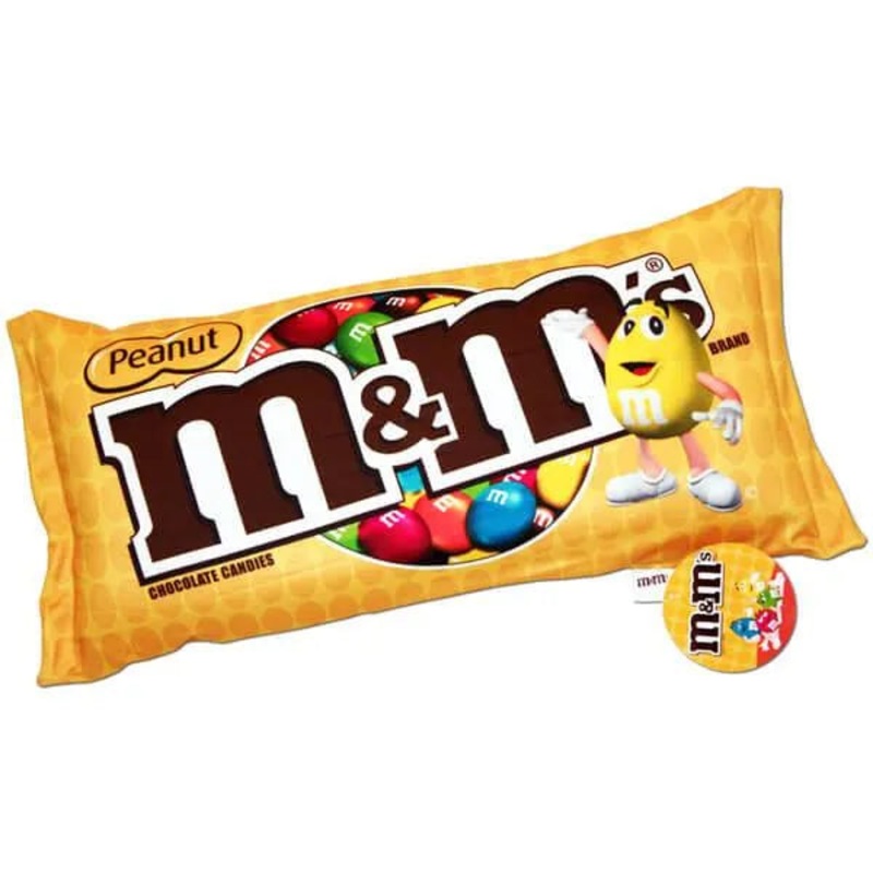 Peanut M&M’s Squishy Candy Pillow