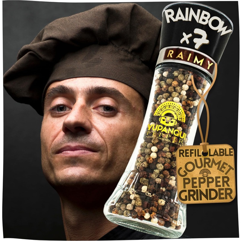 Rainbow Peppercorns Whole Rainbow Peppercorn Grinder – Organic Peppercorn Medley Grinder With 7 Yupanqui Mixed Peppercorns Whole
