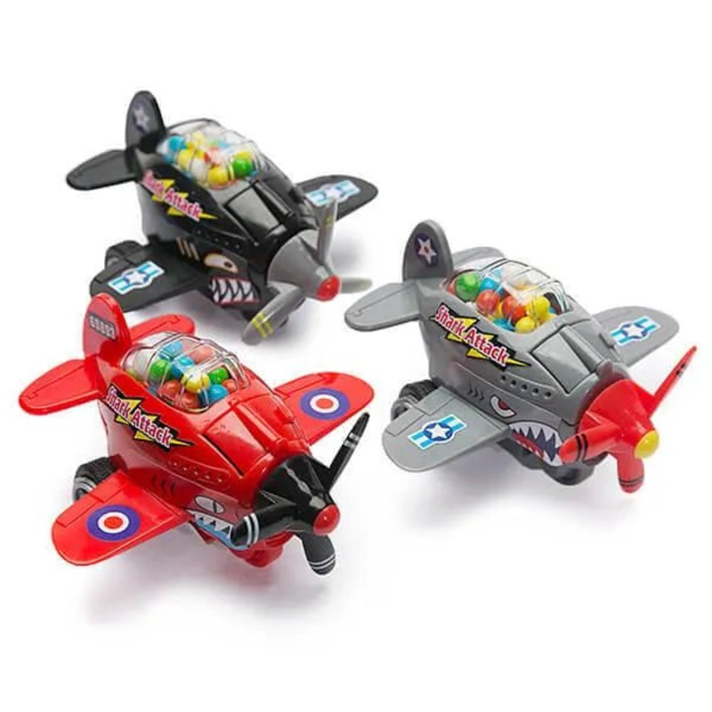Shark Attack Planes with Candy: 12-Piece Box