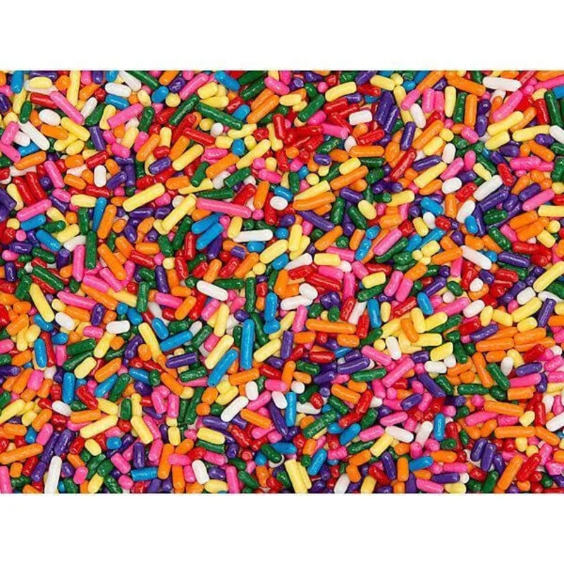 Sprinkle King Candy Sprinkles – Assorted Colors: 6LB Carton
