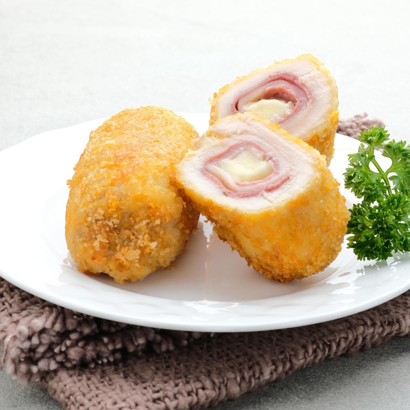 Today Gourmet Foods Of Nc-Uncooked Homestyle Breaded Cordon Bleu Boneless Chicken Breasts 12-7Oz Portions