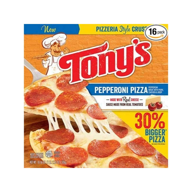 Tonys Pizzeria Style Pizza Pepperoni, 18.56 Ounce — 16 Per Case.