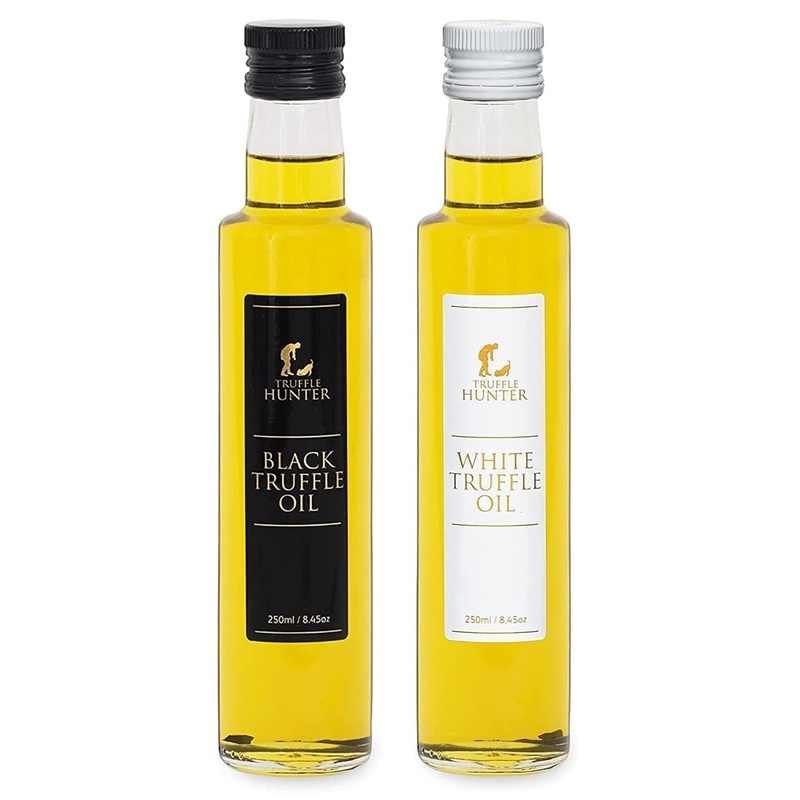 Trufflehunter – Black & White Truffle Oil Set – 8.45 Oz X2