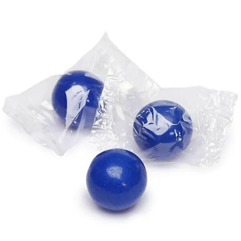 Wrapped 1-Inch Gumballs – Royal Blue: 200-Piece Bag