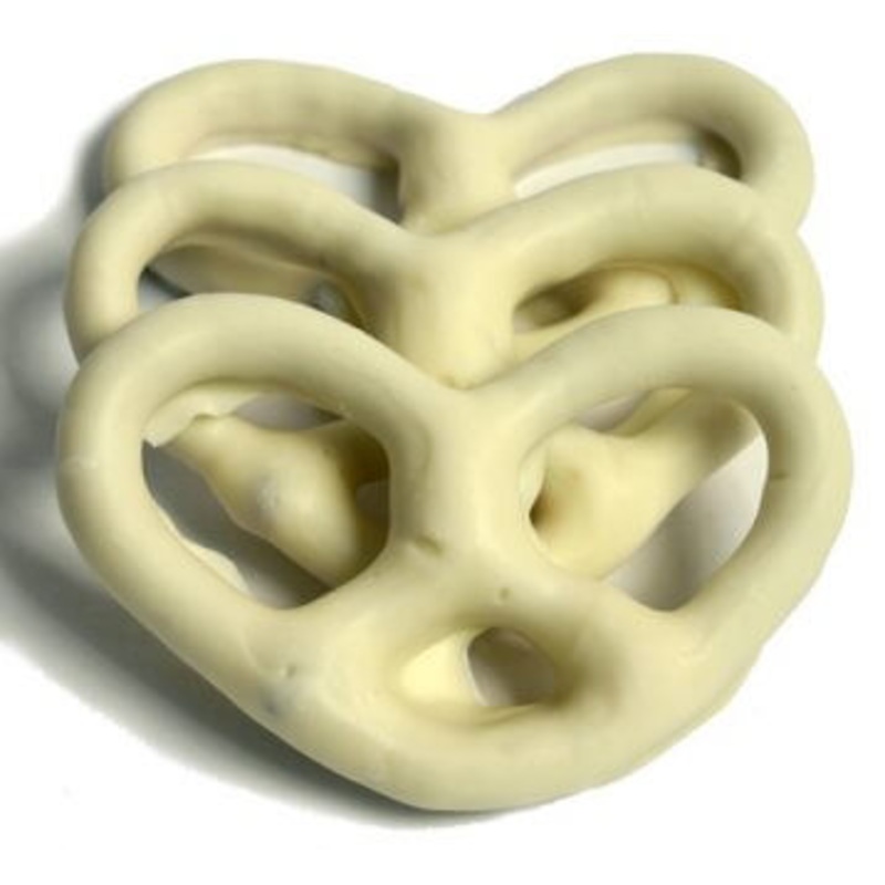 Asher 3 Ring White Chocolate Smothered Pretzels 7lb Box *Fragile Item*