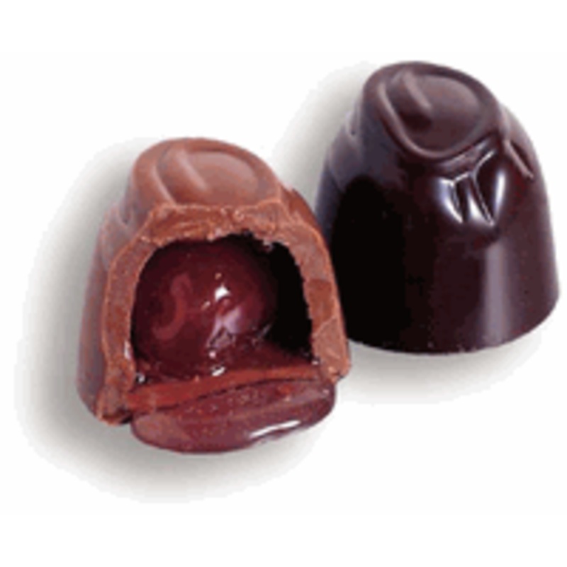 Asher Dark Chocolate Cordial Cherries Cupped 6lbs