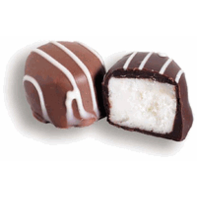Asher Dark Chocolate Vanilla Buttercreams With White String  6lbs